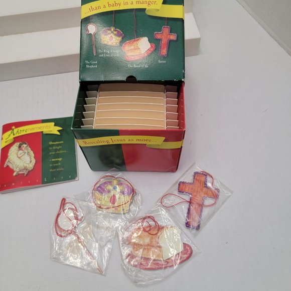 Adorenaments Baby Jesus Symbols Nick & Holly Found Granpa Attic Ornaments Family - Picture 15 of 15